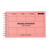Dayfree Weekly Schedule | Neo Pink